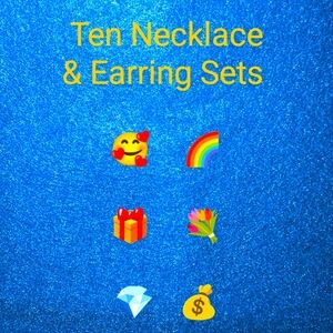 A526   Colorful Necklace and Earring Sets